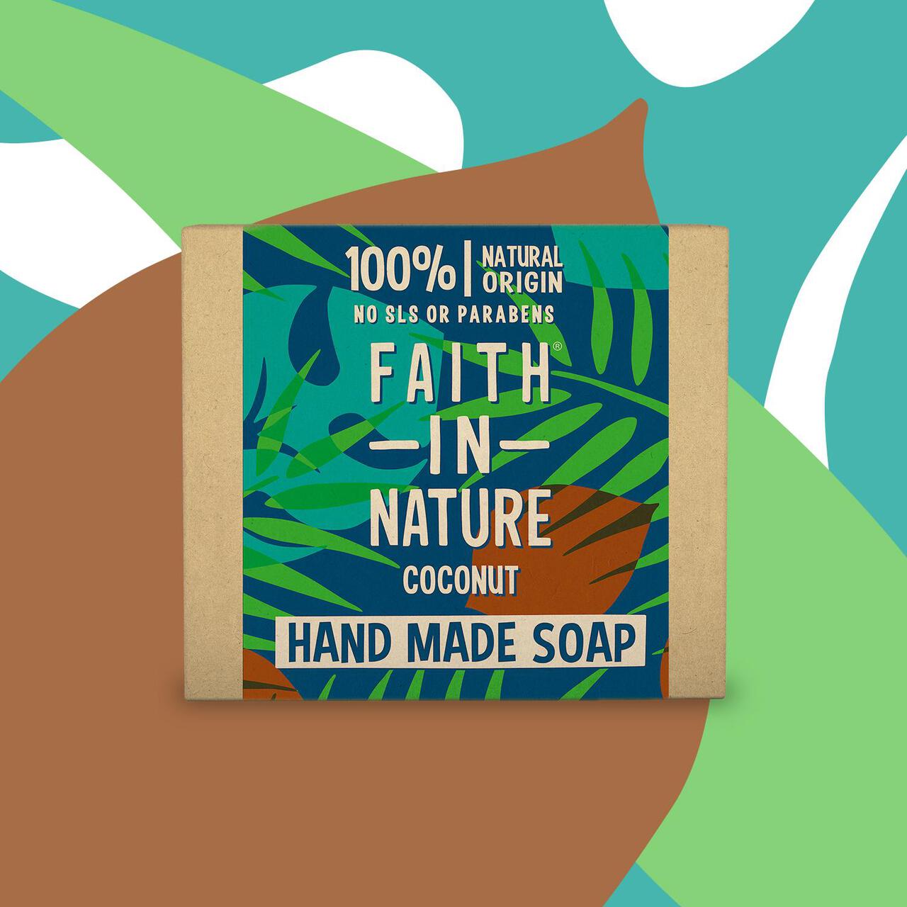 Faith in Nature Coconut Pure Hand Made Soap Bar 100g