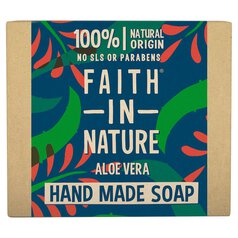 Faith in Nature Aloe Vera Pure Hand Made Soap Bar 100g