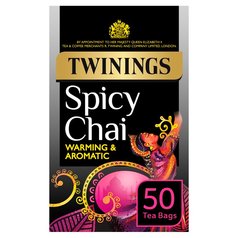 Twinings Spicy Chai Tea, 50 Tea Bags 50 per pack