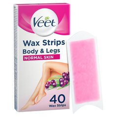 Veet Wax Strips Body & Legs for Normal Skin 40 per pack