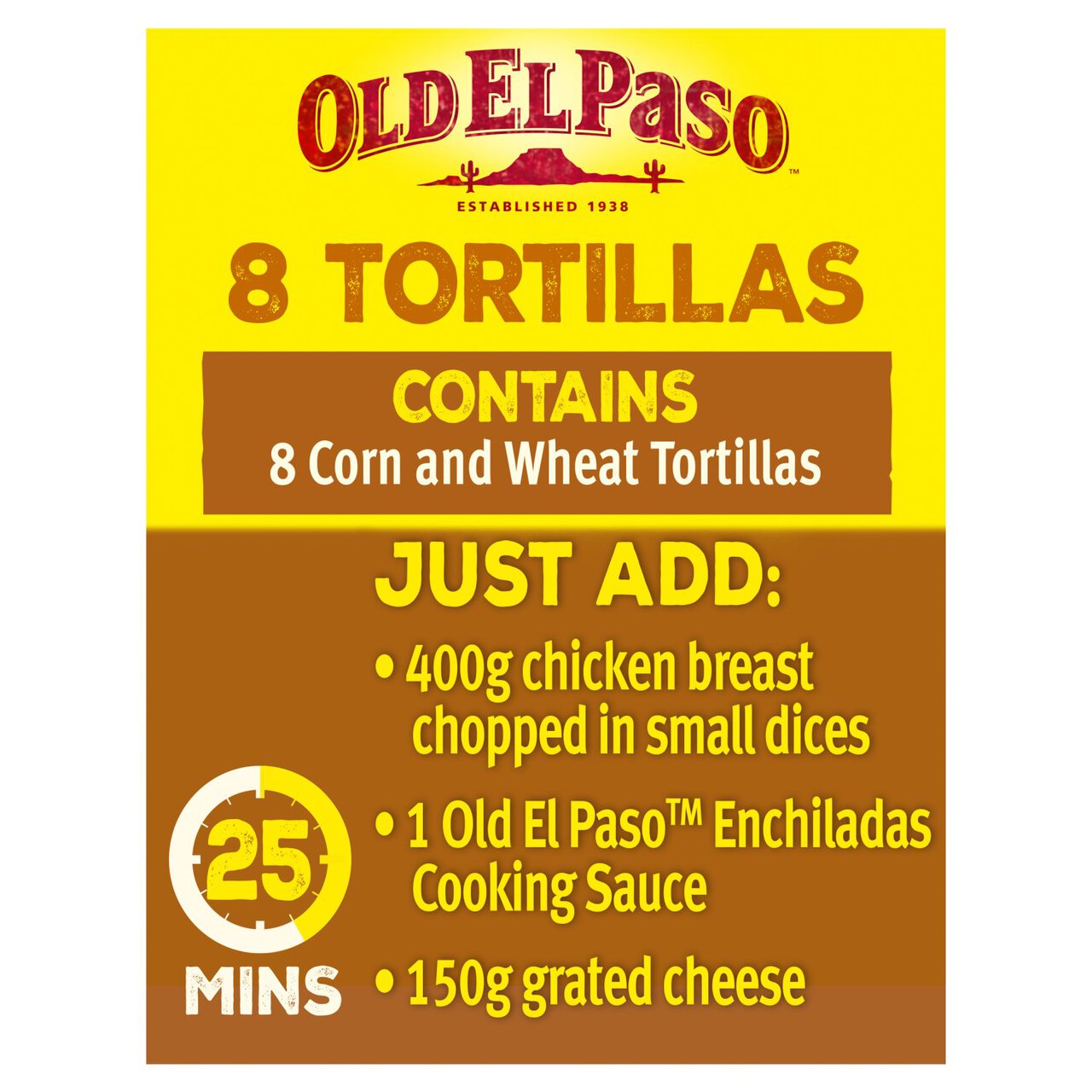 Old El Paso Super Soft Corn & Wheat Tortillas 8 per pack