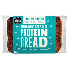Profusion Organic Protein Bread Rye & Flax 250g