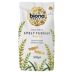 Biona Organic Spelt Fusilli White Pasta 500g