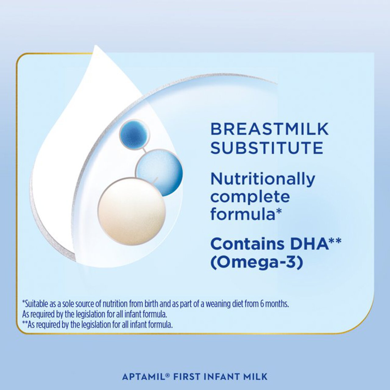 Aptamil 1 First Infant Milk Ready to Feed, From Birth Multipack 4 x 200ml