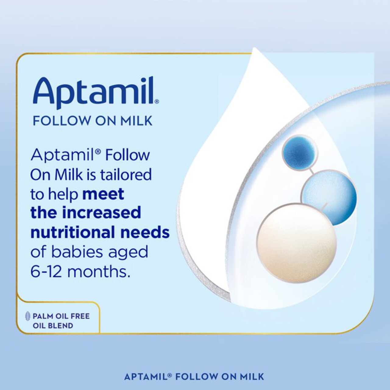 Aptamil 2 Follow on Milk Ready to Drink, 6-12 mths Multipack 4 x 200ml