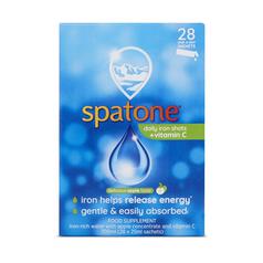 Spatone Apple Daily Iron & Vitamin C Shots Sachets 28 days 28 x 25ml