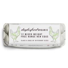 Daylesford Organic Mixed Weight Eggs 12 per pack