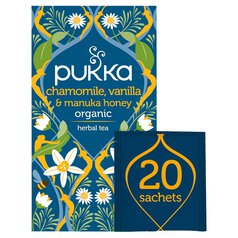 Pukka Tea Chamomile, Vanilla & Manuka Honey Teabags 20 per pack
