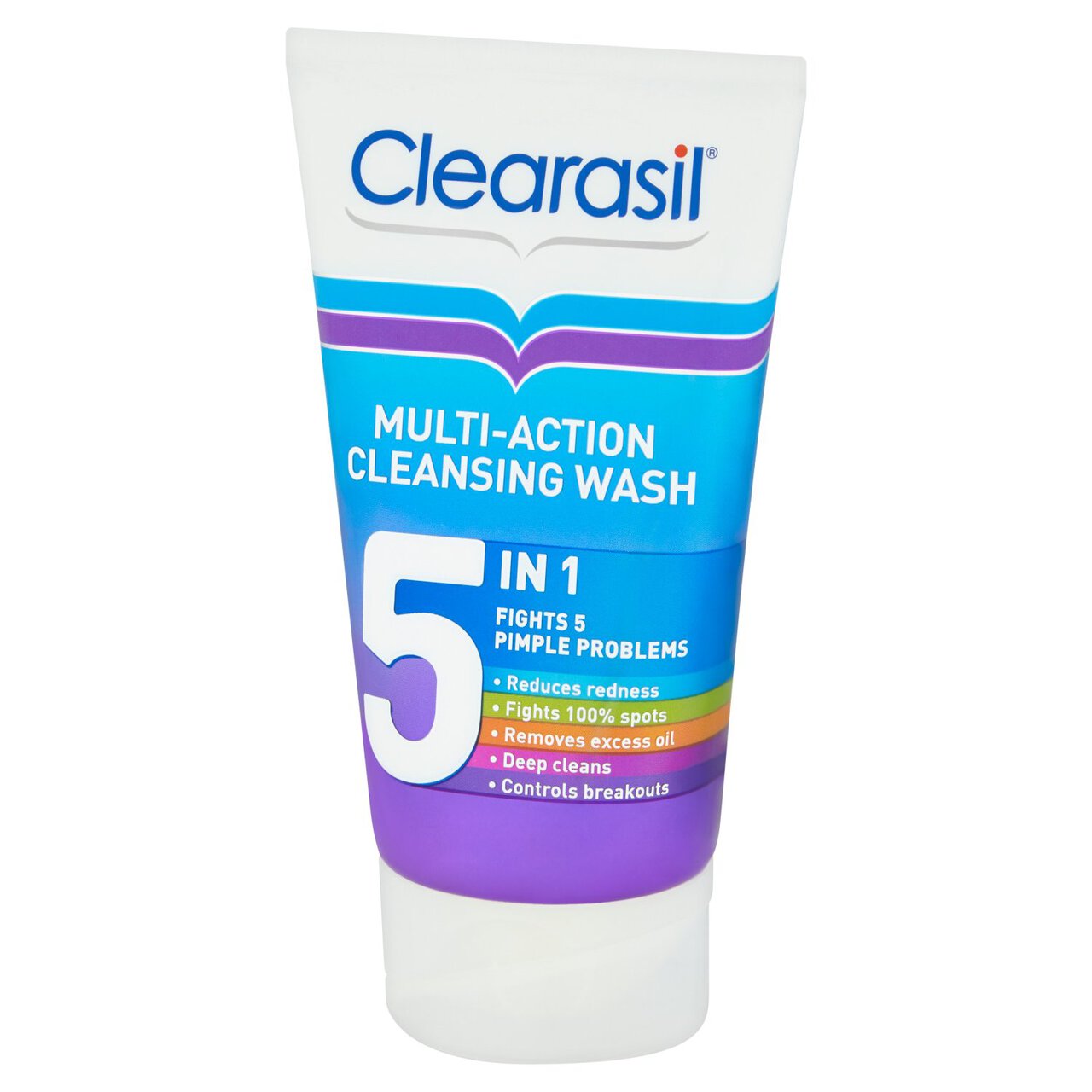 Clearasil 5 in 1 Multi-Action Acne Face Wash 150ml