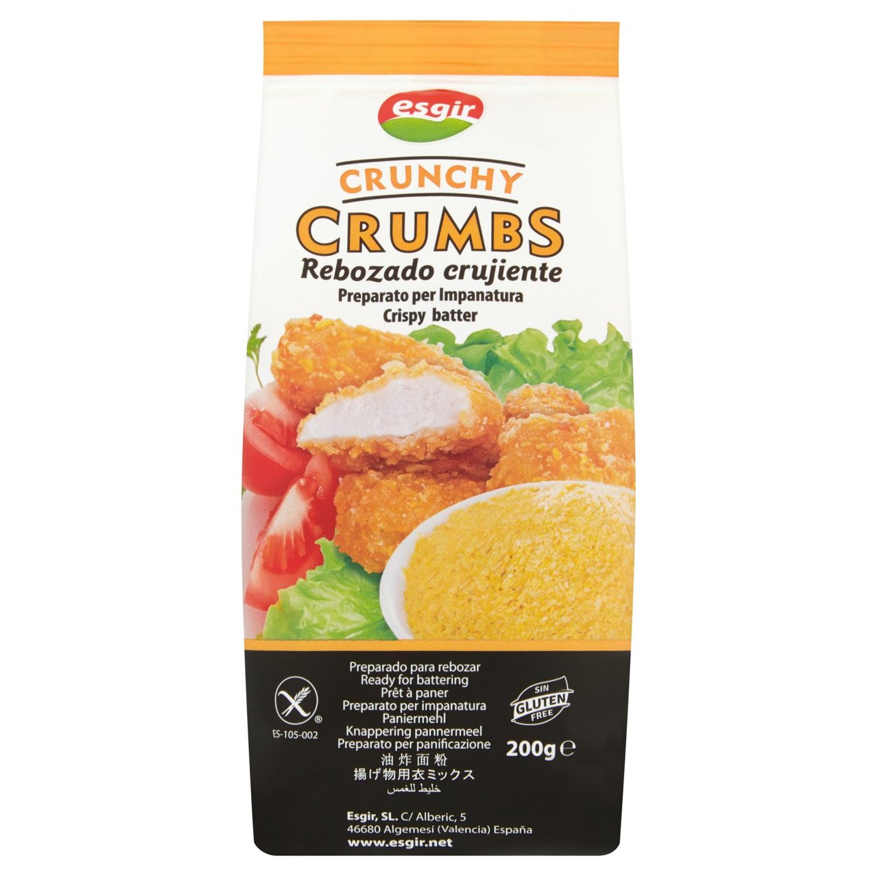 Esgir Gluten Free Crunchy Crumbs 200g