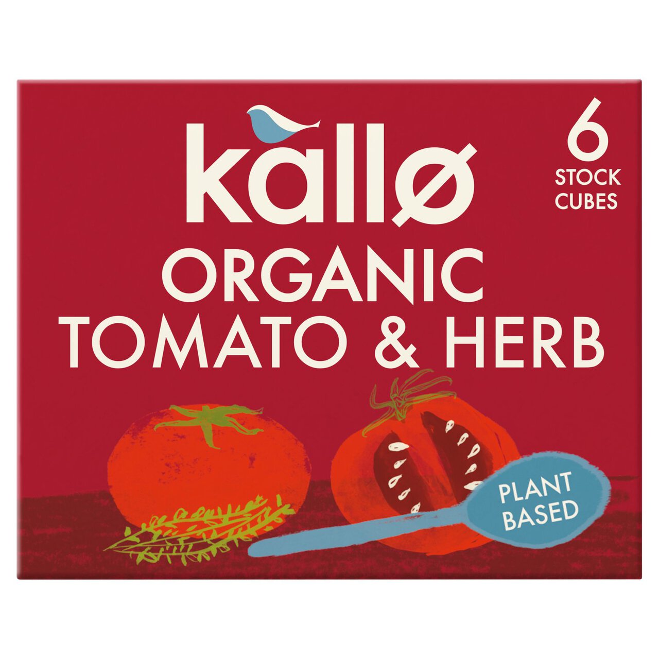 Kallo Organic Tomato & Herb Stock Cubes 6 x 11g