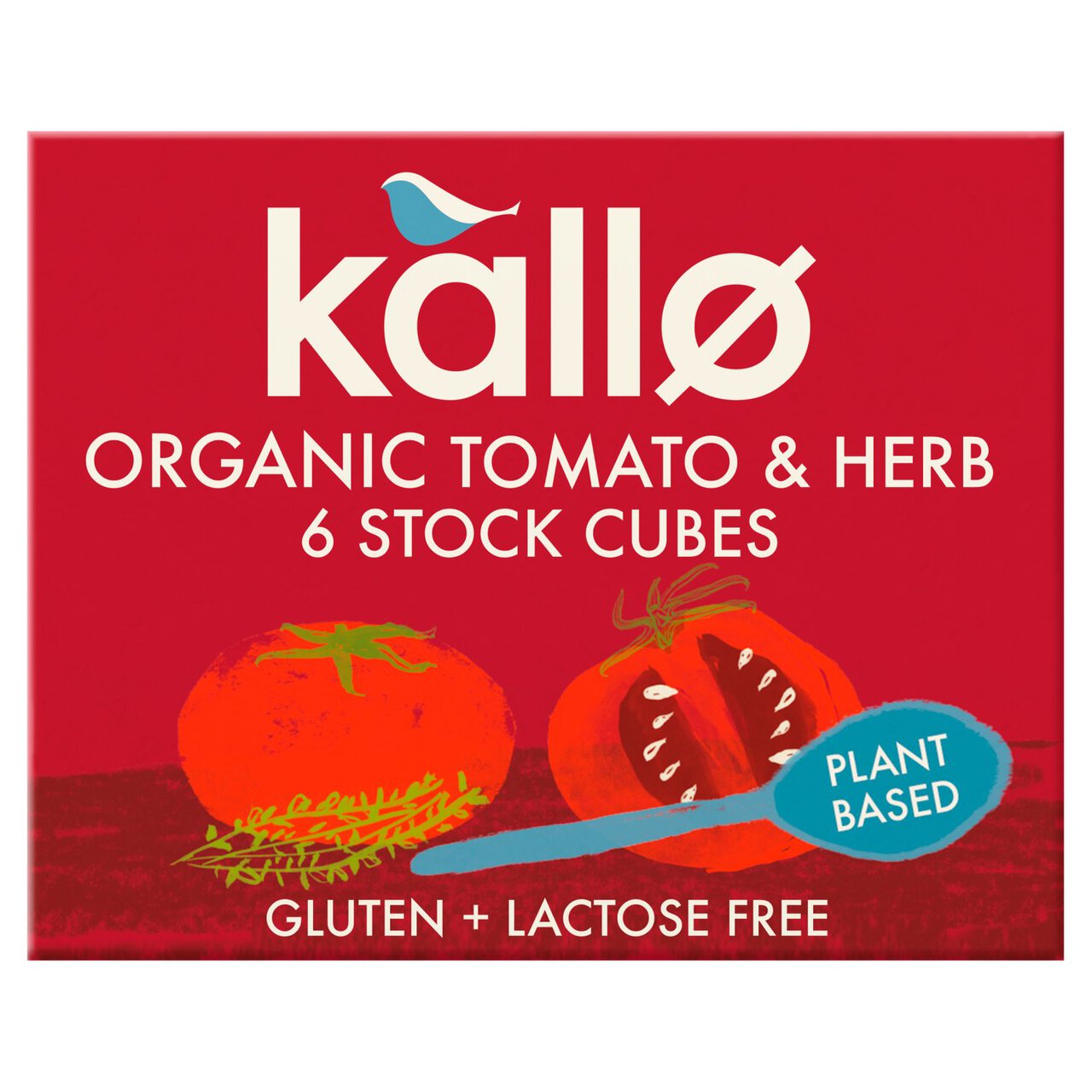 Kallo Organic Tomato & Herb Stock Cubes 6 x 11g