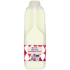Ocado British Skimmed Milk 2 Pints 1.136l