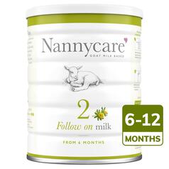 Nannycare 2 Follow on Goat Milk based Powder, 6 mths+ 900g