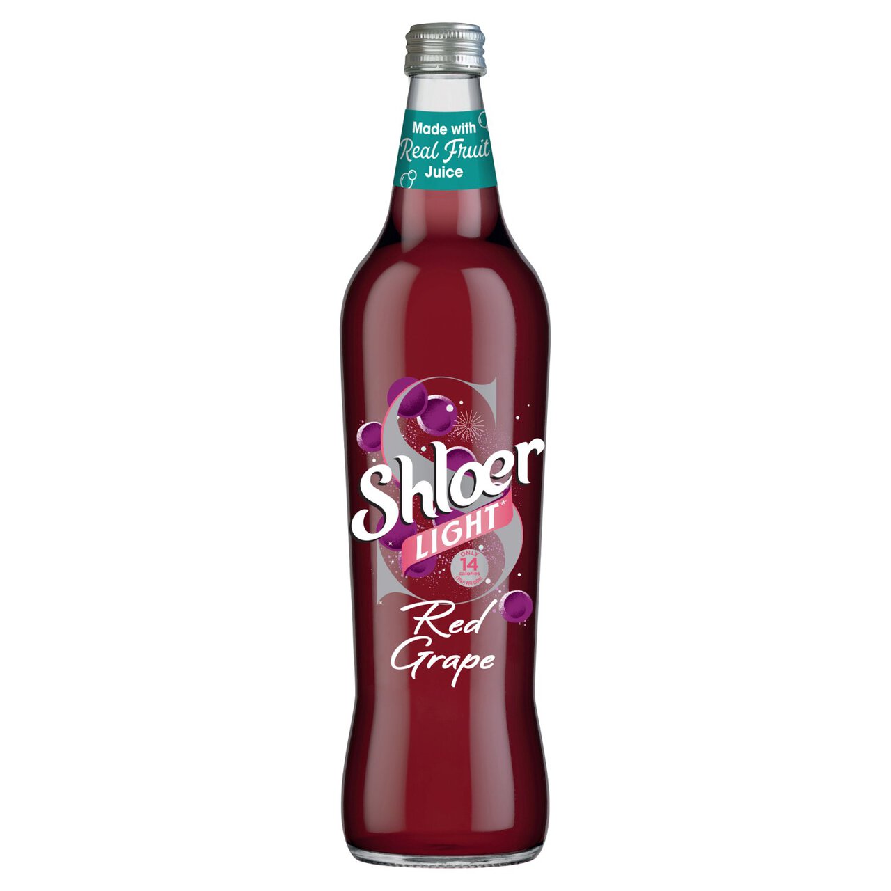 Shloer Light Red Grape Sparkling Juice Drink 750ml