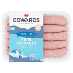 Edwards Traditional Pork Sausages 667g