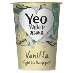 Yeo Valley Organic 0% Fat Vanilla Yoghurt 450g
