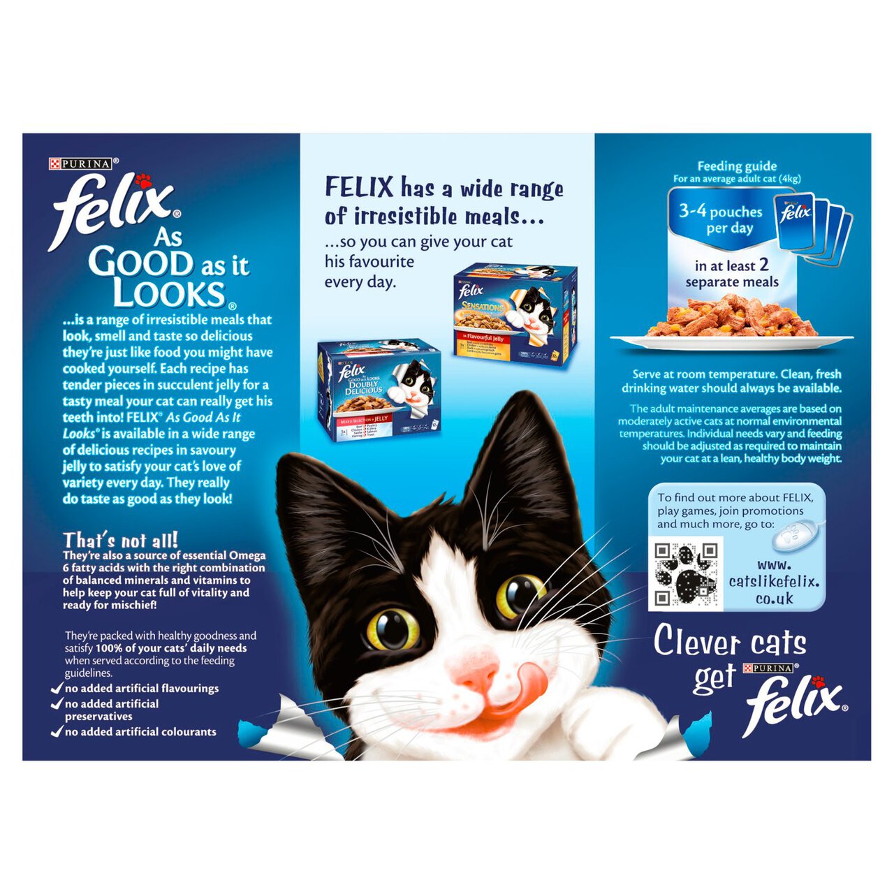 Felix As Good As It Looks Cat Food Ocean Feasts in Jelly 12 x 100g