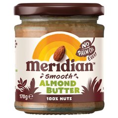 Meridian Almond Butter Smooth 100% Nuts 170g
