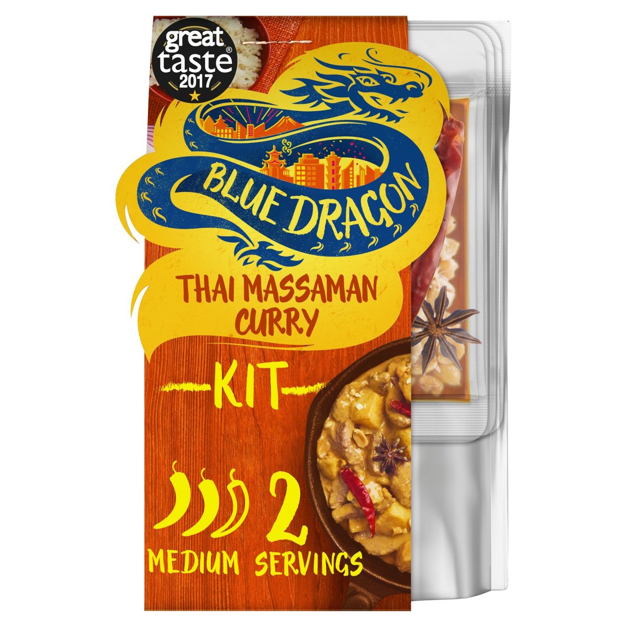 Blue Dragon Thai Massaman 3 Step Curry Kit 273g