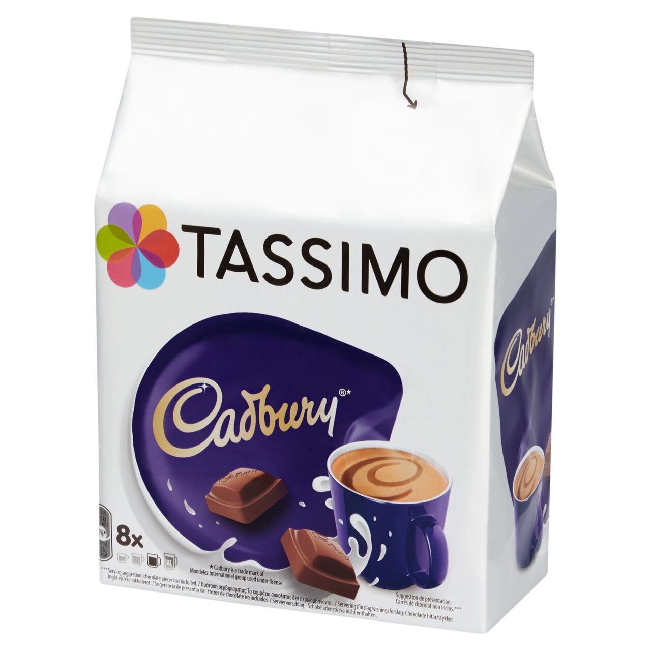 Tassimo Cadbury Hot Chocolate Pods 8 per pack