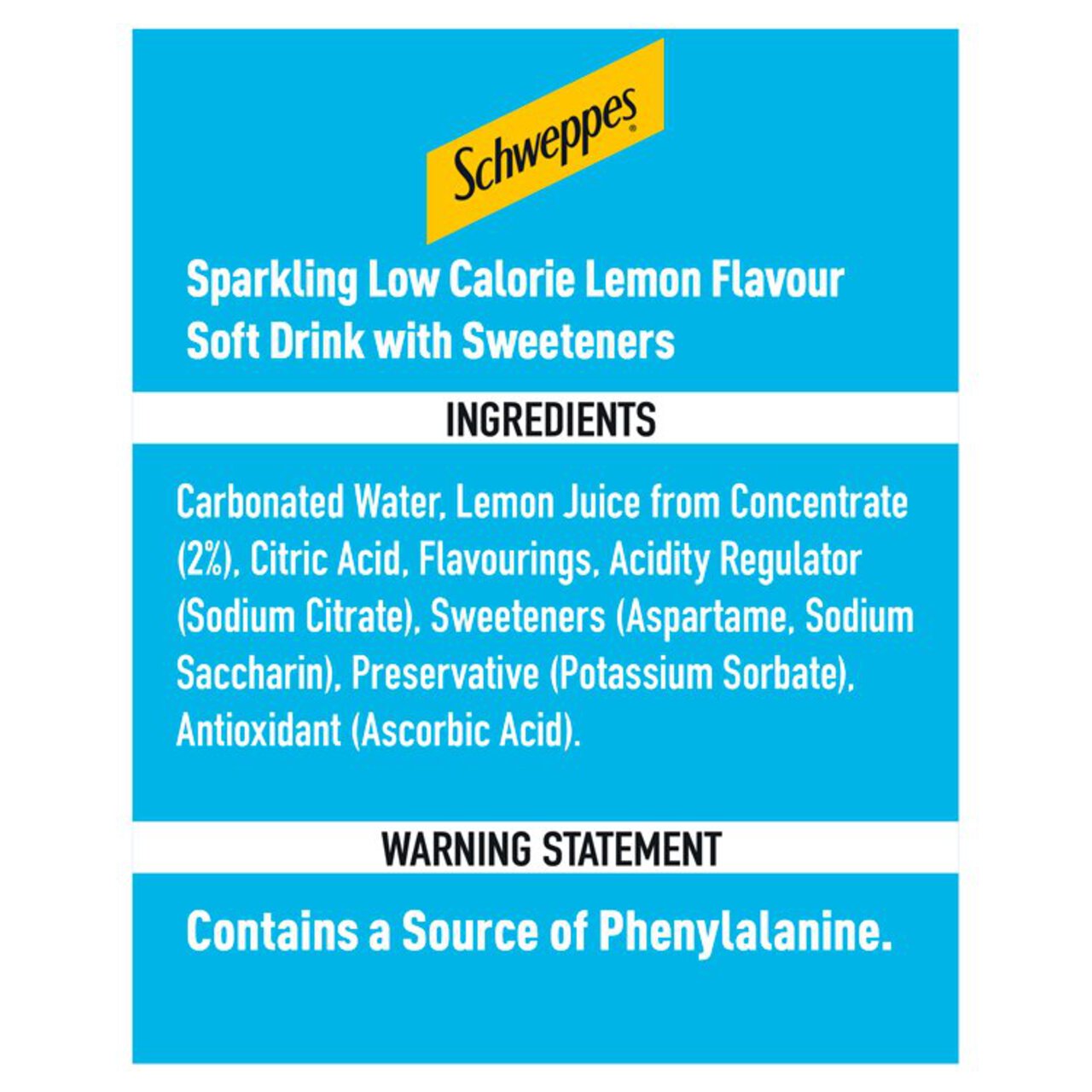 Schweppes Slimline Lemonade 2l