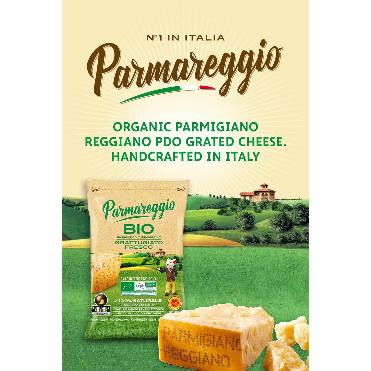 Parmareggio Parmigiano Reggiano Organic Grated 50g