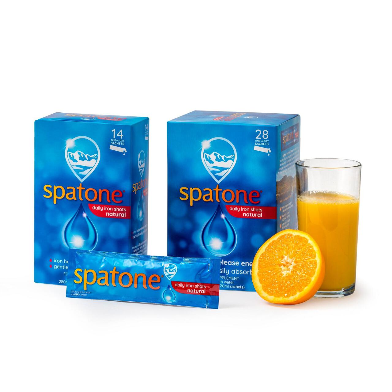 Spatone Daily Iron Shots Sachets 28 days 28 x 20ml
