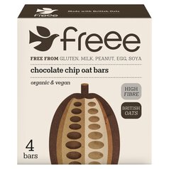 Freee Organic Gluten Free Chocolate Chip Oats Bars 4 x 35g