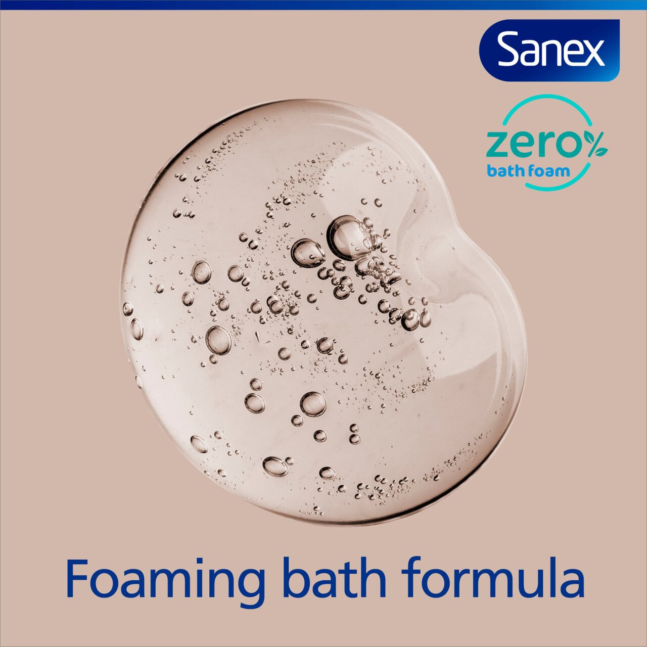 Sanex Zero % Normal Skin Bubble Bath Cream 450ml