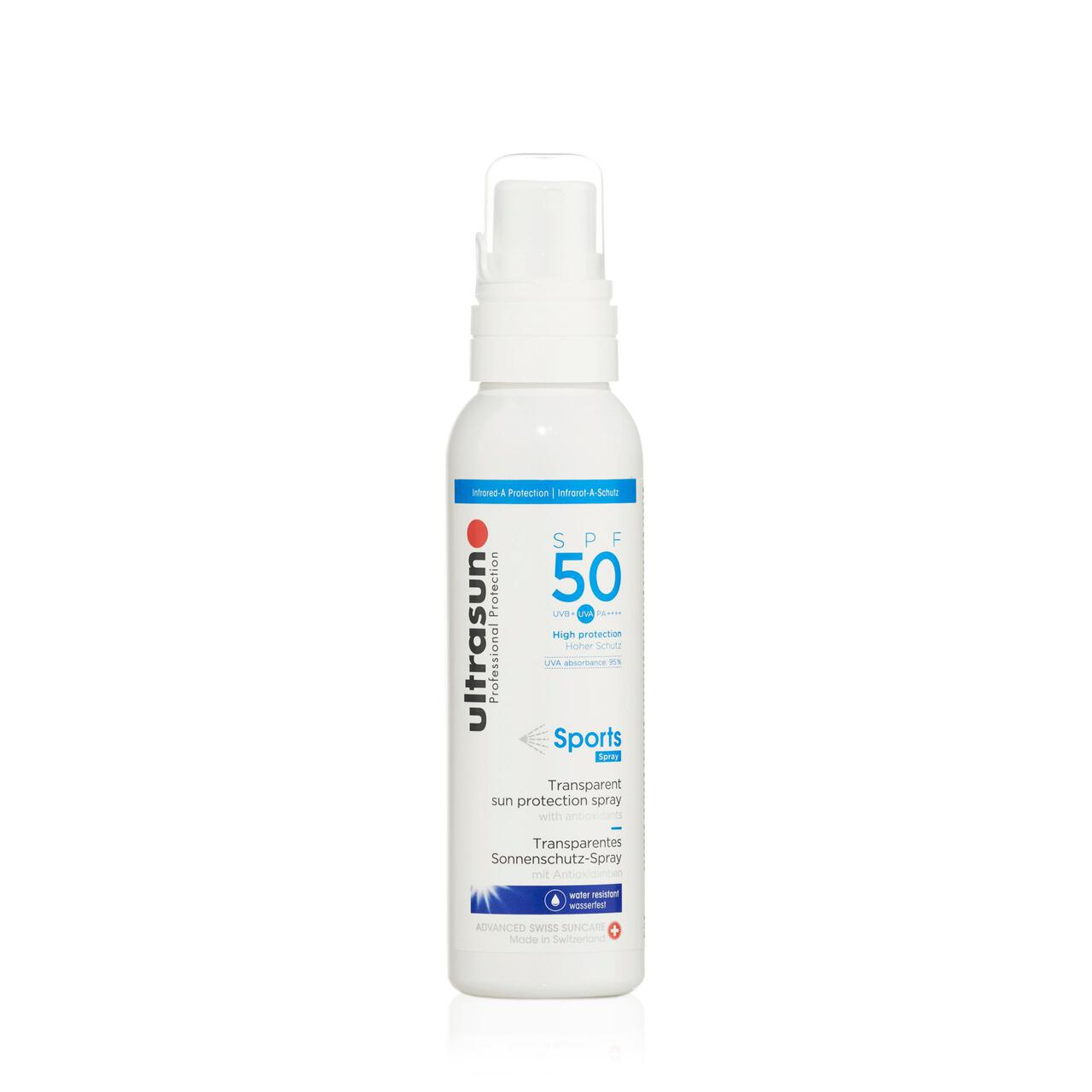 Ultrasun SPF 50 Sports Spray Sunscreen 150ml