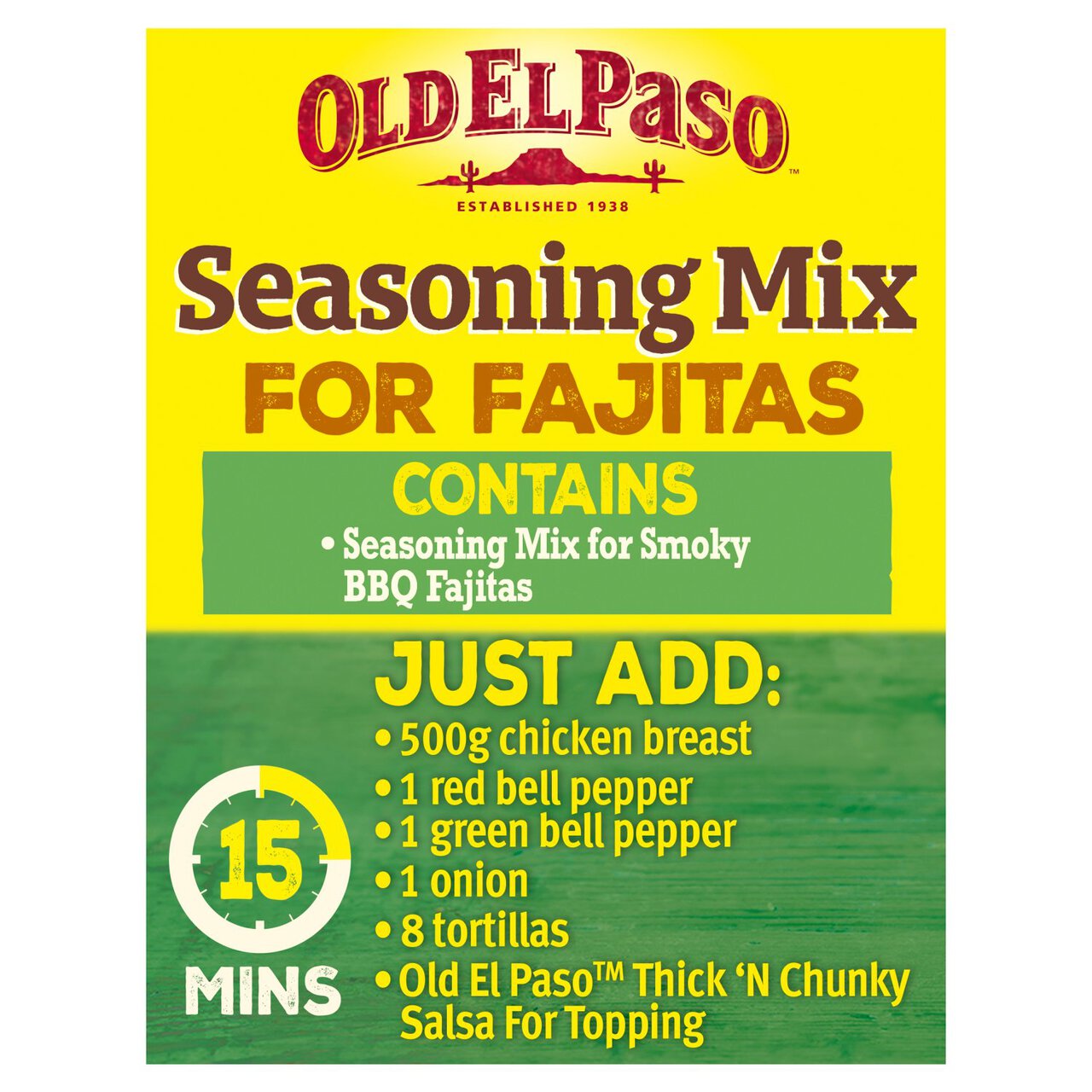 Old El Paso Smoky BBQ Fajita Seasoning Mix 35g