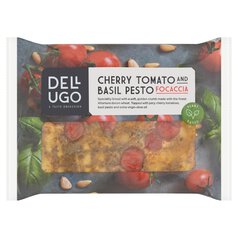 Dell'Ugo Cherry Tomato & Basil Pesto Focaccia 210g