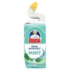 Duck Deep Action Gel Toilet Liquid Cleaner Mint 750ml