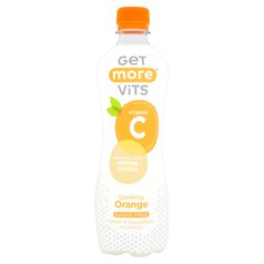 Get More Sparkling Vitamin C Water Orange 500ml