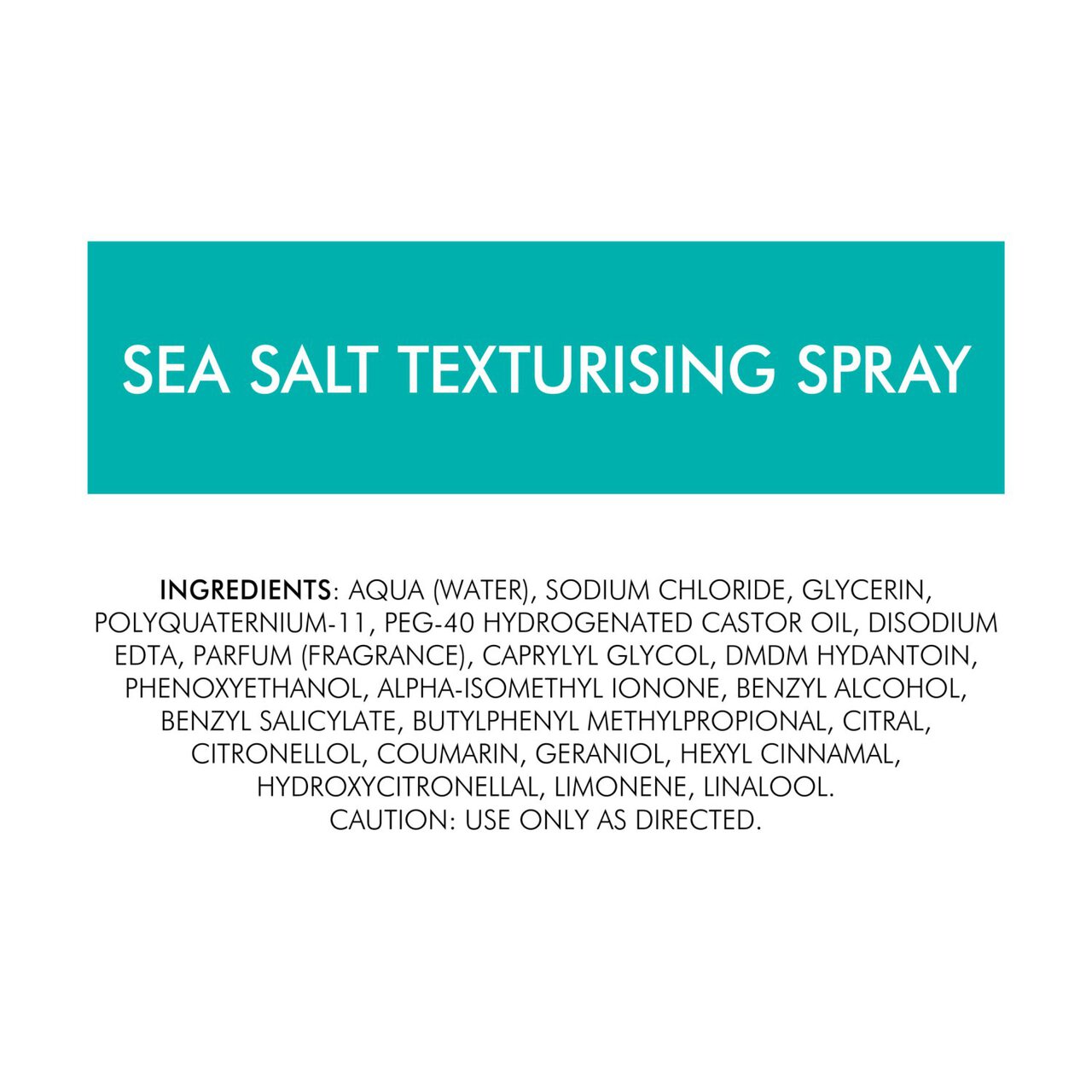 Toni & Guy Sea Salt Texturising Spray 200ml