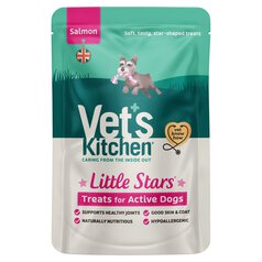 Vet's Kitchen Little Stars Dog Treats for Active Dogs Salmon 80g