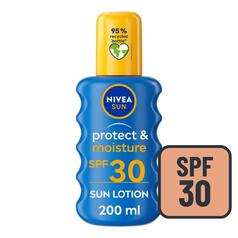NIVEA SUN Protect & Moisture SPF 30 Sun Lotion Spray 200ml