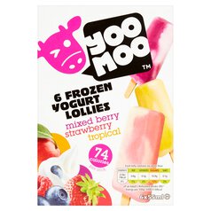Yoo Moo Yogurt Sticks 6 x 55ml