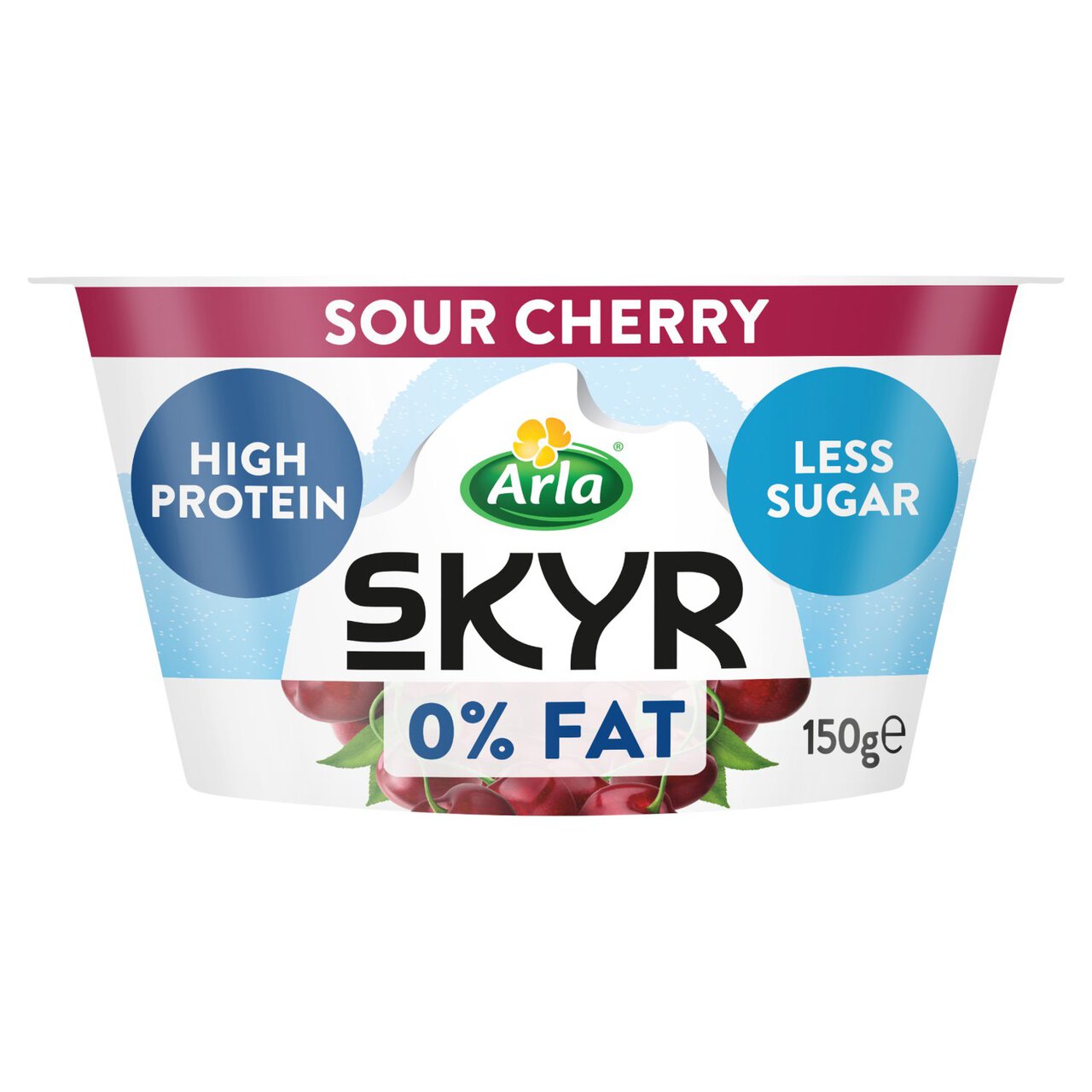 Arla Skyr Sour Cherry Icelandic Style Yogurt 150g