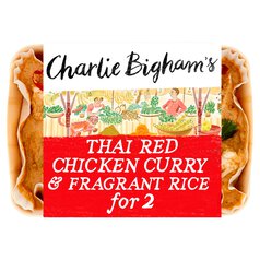 Charlie Bigham's Thai Red Chicken Curry & Fragrant Rice 835g
