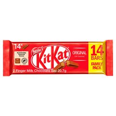 KitKat 2 Finger Milk Chocolate Biscuit Bar 14 x 20.7g