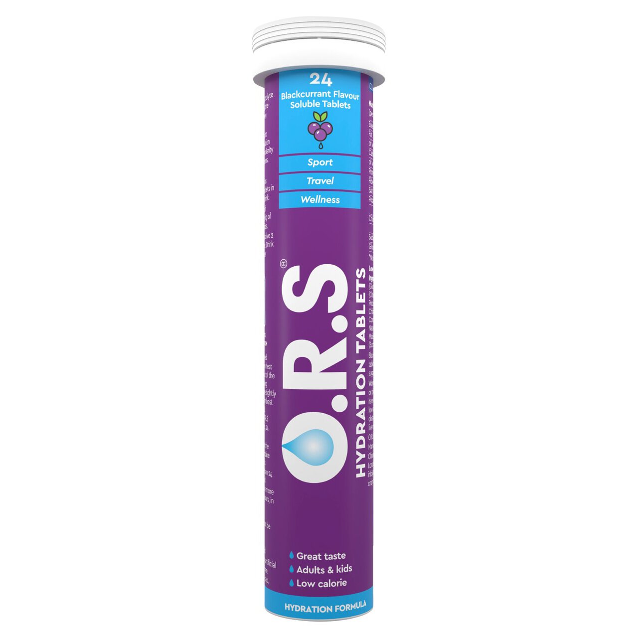 O.R.S Blackcurrant Hydration Tablets 24 per pack