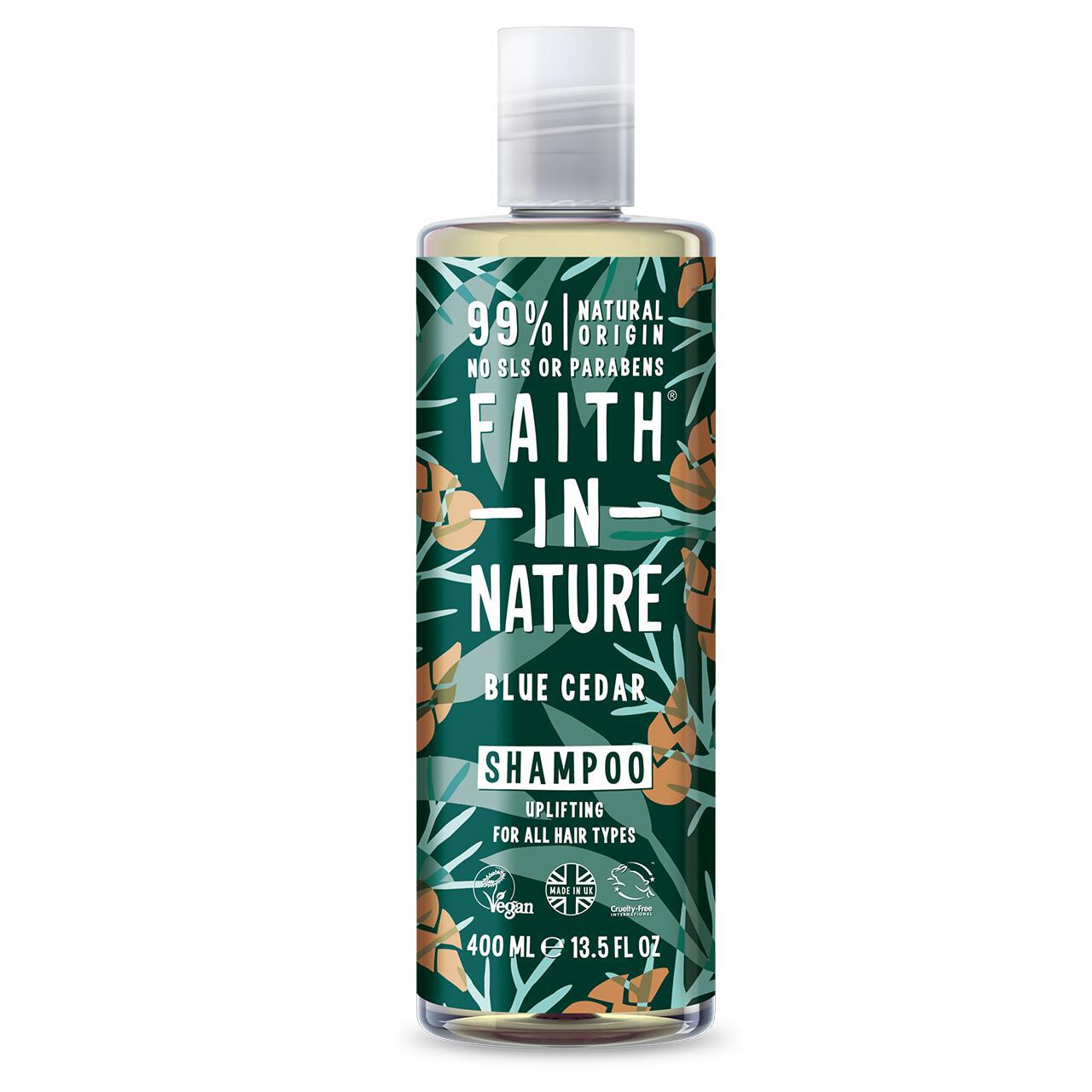 Faith in Nature for Men Blue Cedar Shampoo 400ml