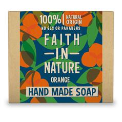 Faith in Nature Orange Pure Hand Made Soap Bar 100g