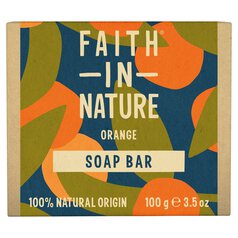 Faith in Nature Orange Pure Hand Made Soap Bar 100g