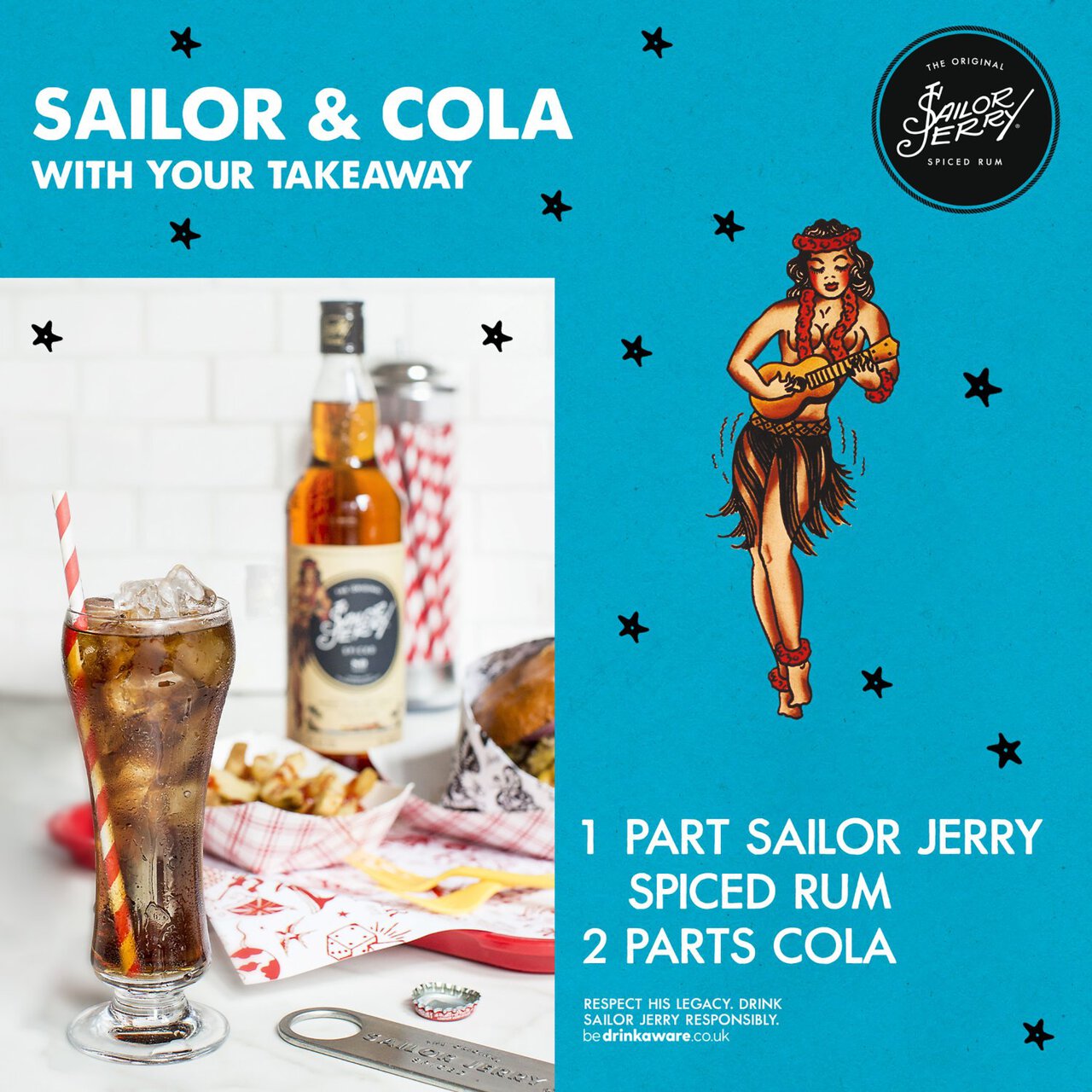 Sailor Jerry Spiced Rum 70cl