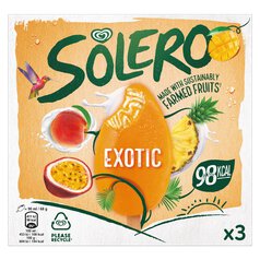 Solero Exotic Ice Cream Lolly 3 x 90ml
