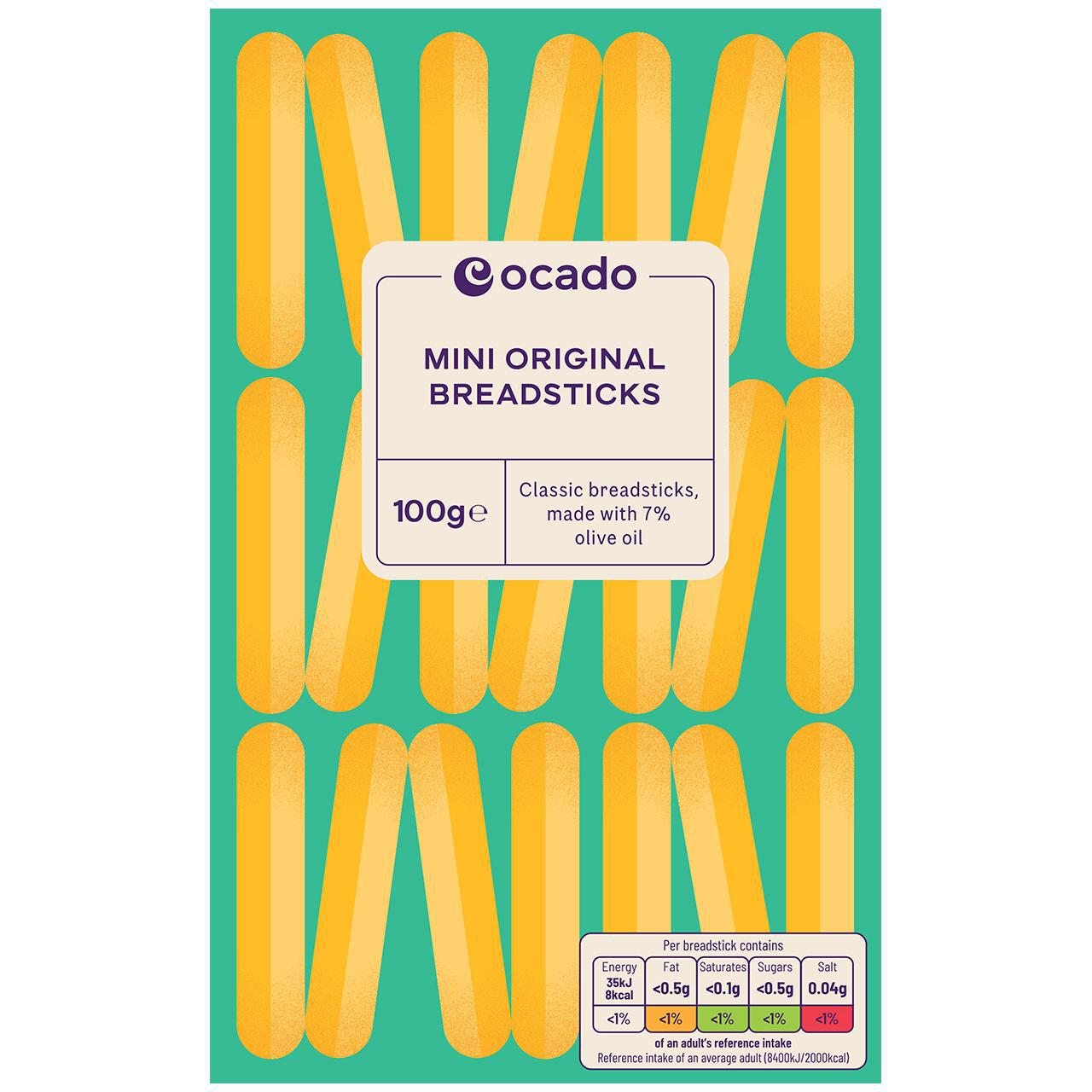 Ocado Original Mini Breadsticks 100g