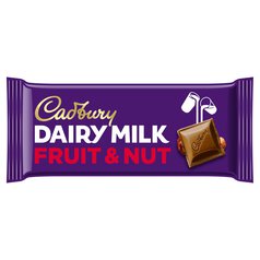 Cadbury Dairy Milk Fruit & Nut Chocolate Bar 110g